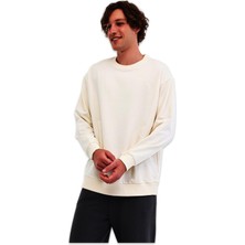 Lumberjack SN75 Bsc C Neck Sw 3pr Sweat Krem Erkek Sweatshirt