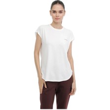 Lumberjack 6m Wb 11AMBER-T 6fx Krem Kadın T-Shirt
