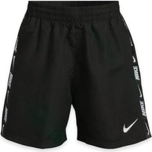 Nike Swim Breaker NESSG813 Asteroid Aop 4" Kids Volley Siyah Unisex Şort