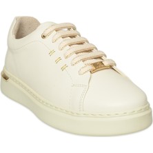 Oneair D26YA-7130 Günlük Sneakers Krem Kadın Spor Ayakkabı
