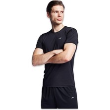 Lescon 26S-1220-26B Kısa Kol T Siyah Erkek T-Shirt