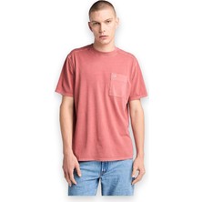 Timberland TB0A5VDH Garment Dye Chest Pocket Tee Kırmızı Erkek T-Shirt
