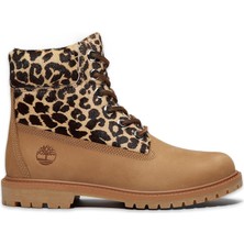 Timberland TB0A5M5N Timberland Premium 6 Inch Lace Up Boot Bej Kadın Bot