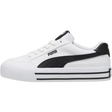 Puma 396353 Court Classic Vulc Fs Sneakers Beyaz-Siyah Unisex Spor Ayakkabı