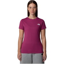 The North Face NF0A87NH W Ss Sd Slim Tee Fuşya Kadın T-Shirt