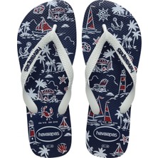 Havaianas 4137126 Top Nautical Parmak Arası Lacivert Unisex Terlik