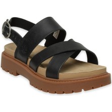 Timberland TB0A61TR Clairemont Way Backstrap Sandal Siyah Kadın Sandalet