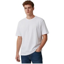 Lumberjack 3m M-CT102 Bsc C Nk 3fx Beyaz Erkek T-Shirt