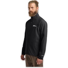 Jack Wolfskin A63775 Prelight Stride Yağmurluk Siyah Erkek Out