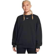 Under Armour 1386463 Ua Rival Fleece Os Crew Siyah Kadın Sweatshirt
