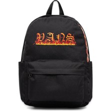 Vans VN000H56 Old Skool Grom Backpack Siyah-Kırmızı Unisex Spor Çanta