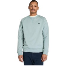 Timberland TB0A2BNK Ls Exeter River Basic Brushed Açık Mavi Erkek Sweatshirt