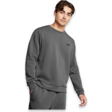 Under Armour 1389351 Ua Unstoppable Flc Crew Eu Sweat Gri Erkek Sweatshirt