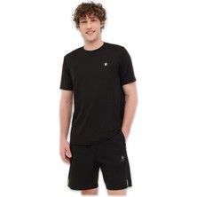 Lumberjack CT100 Basic Pes C Neck T Siyah Erkek T-Shirt