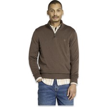 Timberland TB0A2BMX Williams River Cotton Yd 1/4 Zip Sweater Kahverengi Erkek Sweatshirt