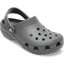 Crocs 206990 K Classic Clog T Gri Çocuk Terlik Hafif ve Suya Dayanıklı Yaz Kullanımı İçin