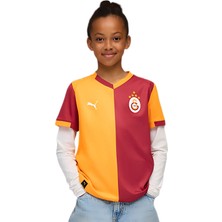 Puma Galatasaray 2025/2026 Çocuk Iç Saha Forması 77981801 Kırmızı Sarı Kırmızı