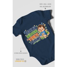 Morivo Kids Dedemin Mirasını Yemeye Geldim! Kısa Kollu Bebek Body %100 Pamuk