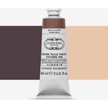 Lefranc&Bourgeois : Charbonnel : Su Bazlı Baskı & Gravür Mürekkebi : 60 ml : Warm Sepia