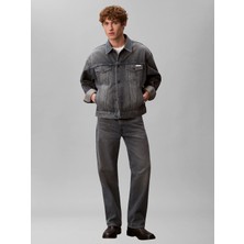 Calvin Klein Erkek Gri Calvin Klein 90S Blue Ash Stone T, Sco, S Gri Erkek Kot Ceket