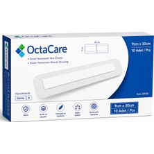 Octacare Esnek Steril Nonwoven Yara Örtüsü 9CM×30CM (10 Adet)
