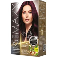 Maxx Deluxe Beauty Expert Set Saç Boyası 3.66 Patlıcan Moru
