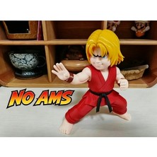  ken street fighter / renkli özel 3d üretim ken 90 lar atari oyun / chibi 18-20cm