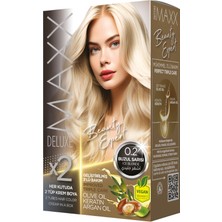 Maxx Deluxe Beauty Expert Set Saç Boyası 0.2 Buzul Sarısı