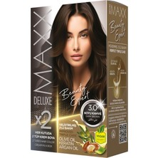 Maxx Deluxe Beauty Expert Set Saç Boyası 3.0 Koyu Kahve