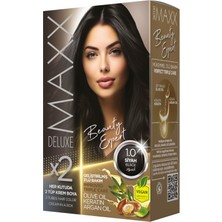 Maxx Deluxe Beauty Expert Set Saç Boyası 1.0 Siyah