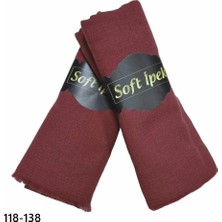 Soft İpek Soft Ipek Mio Caz Pamuk Şal (Marsala) 118-138