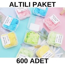 Madamina Parfümlü pH Dengeli Mini Kağıt Sabun 6'lı Paket (Toplam 600 Yaprak) – Seyahat ve Günlük Hijyen İçin