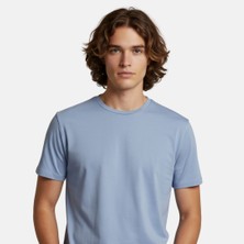 Blinky London Bisiklet Yaka T-Shirt Mısır Pamuğu Sky Blue
