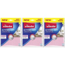 Vileda Yeni Soft Touch (6lı Set) Actifibre Soft Mikrofiber Temizlik Bezi Universal