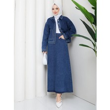Özel Üretim Kot Ceket Pantalon Takım - Günlük - Ofis Şıklığı