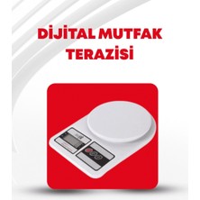 Epilons 10 Kg Kapasiteli Lcd Ekranlı Dijital Mutfak Tartıs