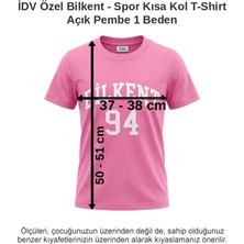 Idv Özel Bilkent - Spor Kısa Kol T-Shirt Açık Pembe 1 Beden