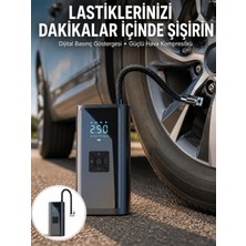 Senson 12V Uyumlu Çok Işlevli Akıllı Araç Lastik Pompası Yeni Nesil - Lisinya