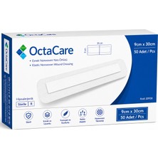 Octacare Esnek Steril Nonwoven Yara Örtüsü 9CM×30CM (50 Adet)