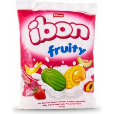 Elvan Ibon Sütlü Meyveli Şeker 1000 Gr. (1 Poşet)