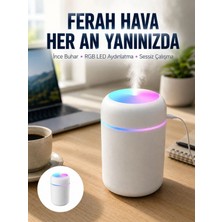 Marsilyan Hava Nemlendirici Buhar Makinesi LED Işıklı USB Dekoratif Nemlendirici Yeni Nesil