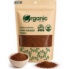 Organic Kiler 200GR Ham Kakao Tozu - Katkısız Organik Kakao Tozu Glutensiz ve Doğal