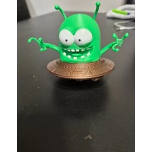  astrobot alien karakteri figür playstation / renkli özel 3d üretim alien /10cm