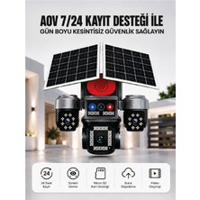 Senson 4g Sım Kartlı Uzaktan Izlemeli Akıllı Güvenlik Kamerası Çift Yönlü Ses - Lisinya