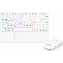 Microcase Rgb Tablet ve Telefonlar Için Türkçe Bluetooth Klavye ve Mouse - AL5891