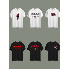 Rabona Fashion Ac Milan Ikonik Tasarım 6'lı Tişört Seti