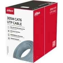 Dahua PFM922I-6UN-C Cat6 - Cca Utp 305 Metre 23AWG - 0.57MM Network Kablosu Gri
