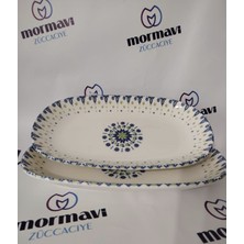 Güral Porselen Yeşim 2 Adet 29 cm (Büyük) Salata,sunum,kayık Tabak