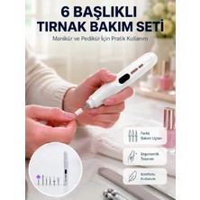Marsilyan Kurutma Özellikli Manikür Pedikür Cihazı Şarj Edilebilir