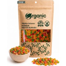 Organic Kiler Karışık Meyve Kurusu 250GR Kek & Pastalarda Kullanılabilir, (Pomela, Sarı Limon, Papaya, Portakal)